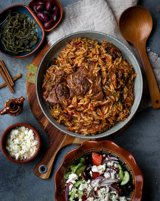 Slow Cooked Beef With Risoni – Greek Giouvetsi