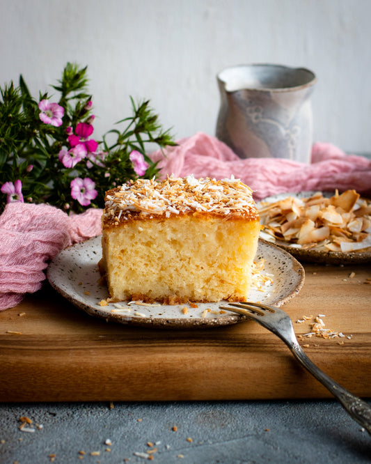 Coconut Syrup Cake