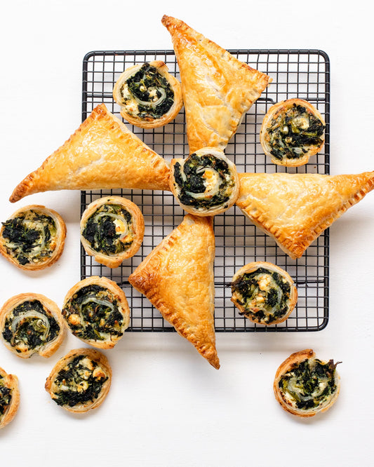 Spanakopita Triangles And Pin Wheels